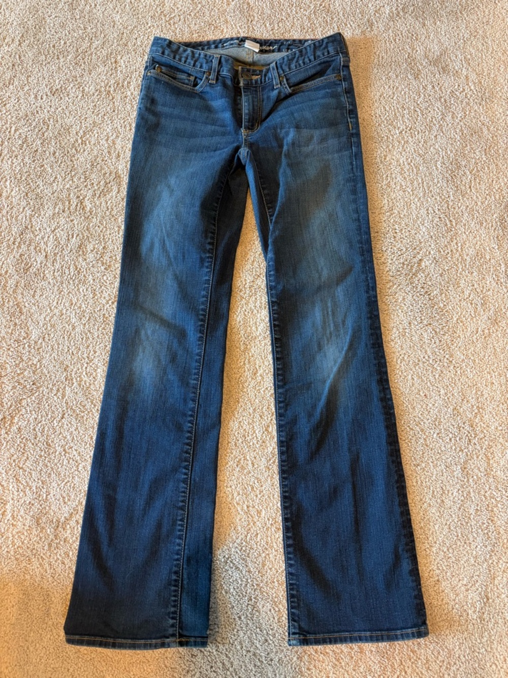 Eddie Bauer Women's Dark Blue Wide Leg Jeans